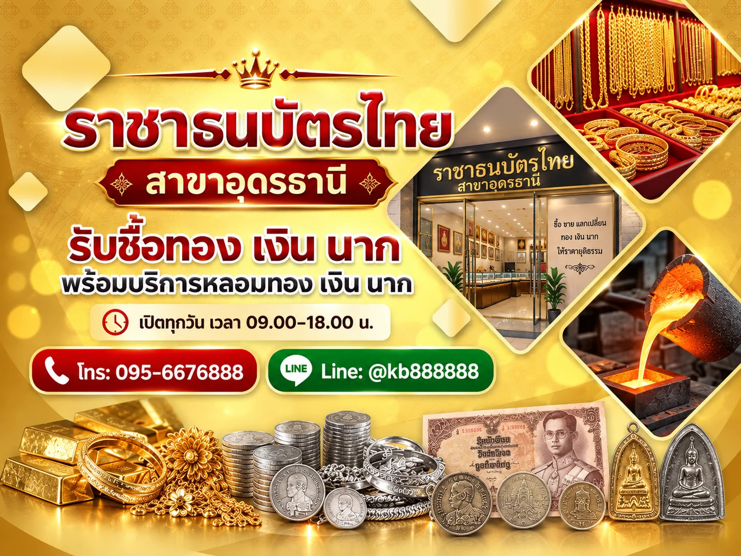 ราชาธนบัตรไทย สาขาอุดร